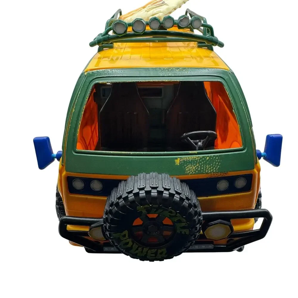 TMNT Mutant Mayhem PizzaFire Van + Figures Tested Lot